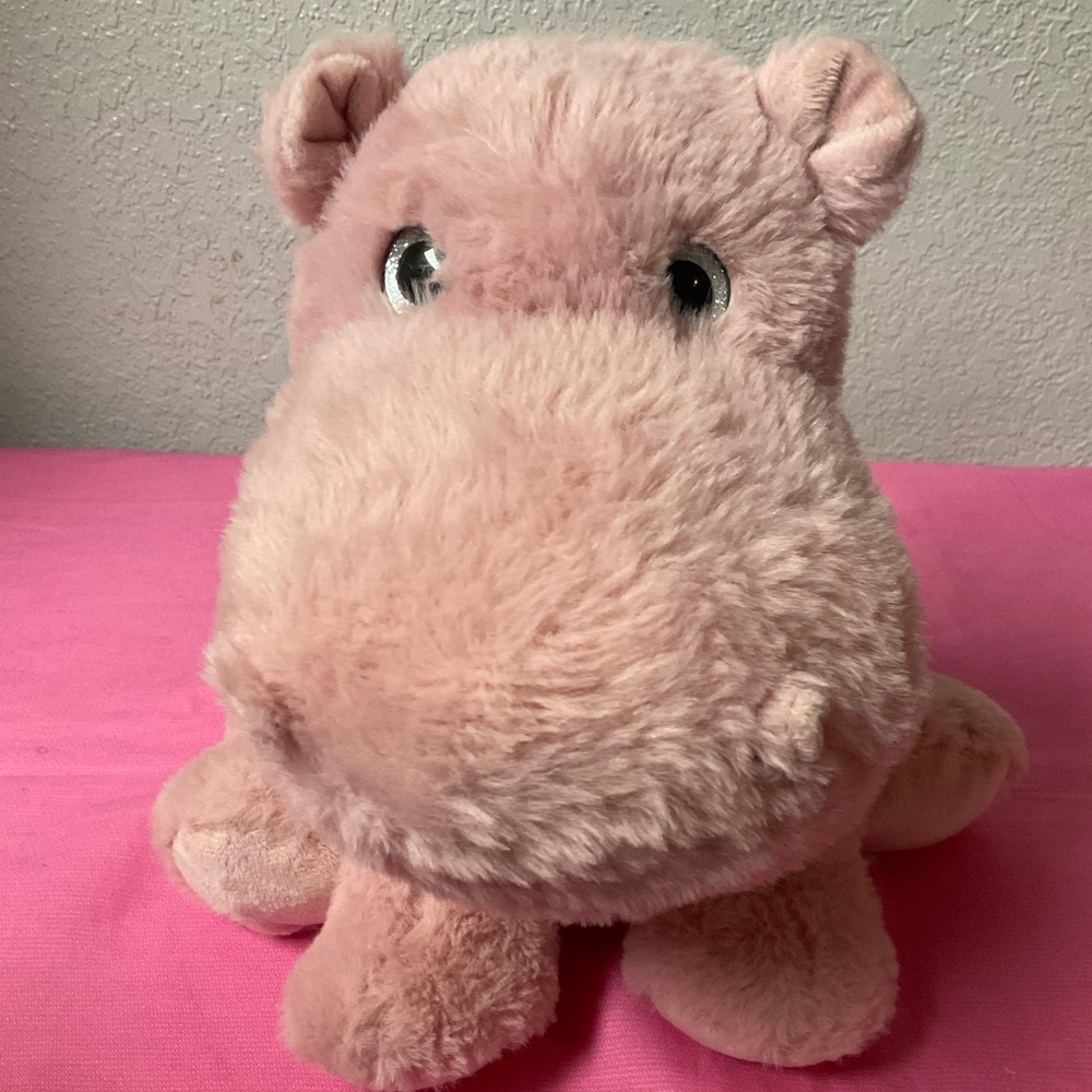 The Bear Factory Vintage Plush Pink Hippo 2001 Stuffed Toys Plush Animals Hippo